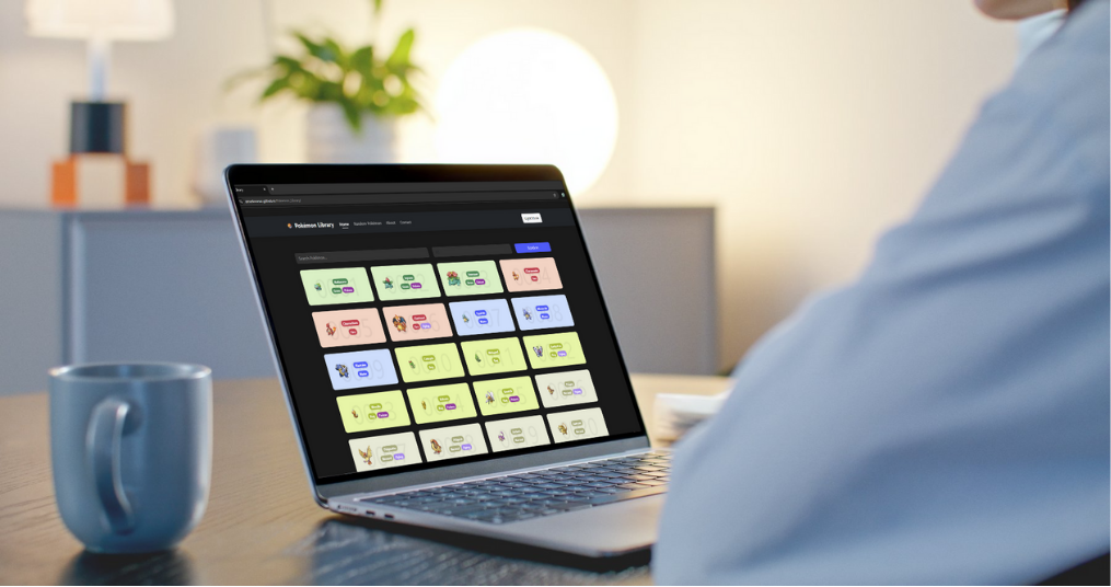 Pokedex web app
